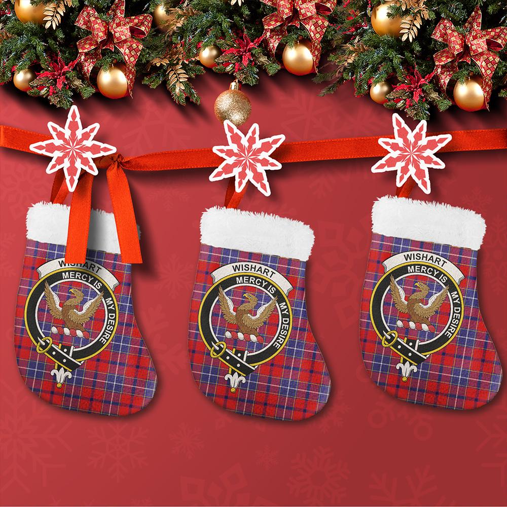 Wishart Dress Tartan Classic Crest Christmas Sock