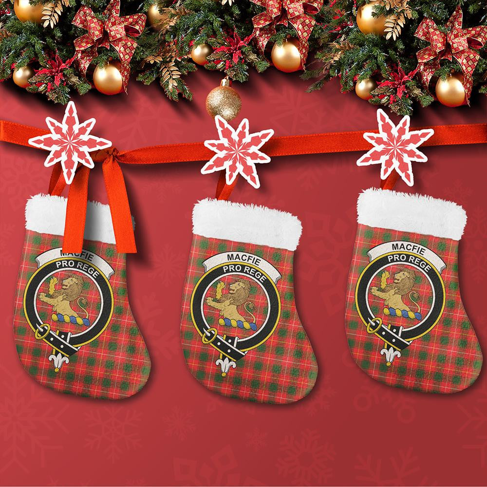 MacFie Tartan Classic Crest Christmas Sock