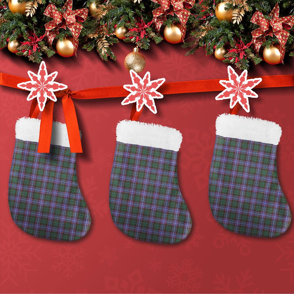 Hunter Modern Tartan Classic Christmas Sock