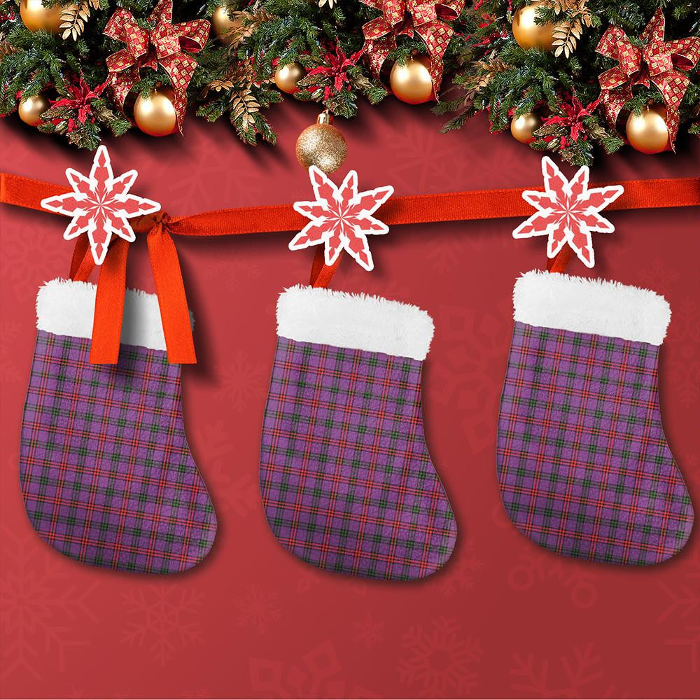 Montgomery Modern Tartan Classic Christmas Sock