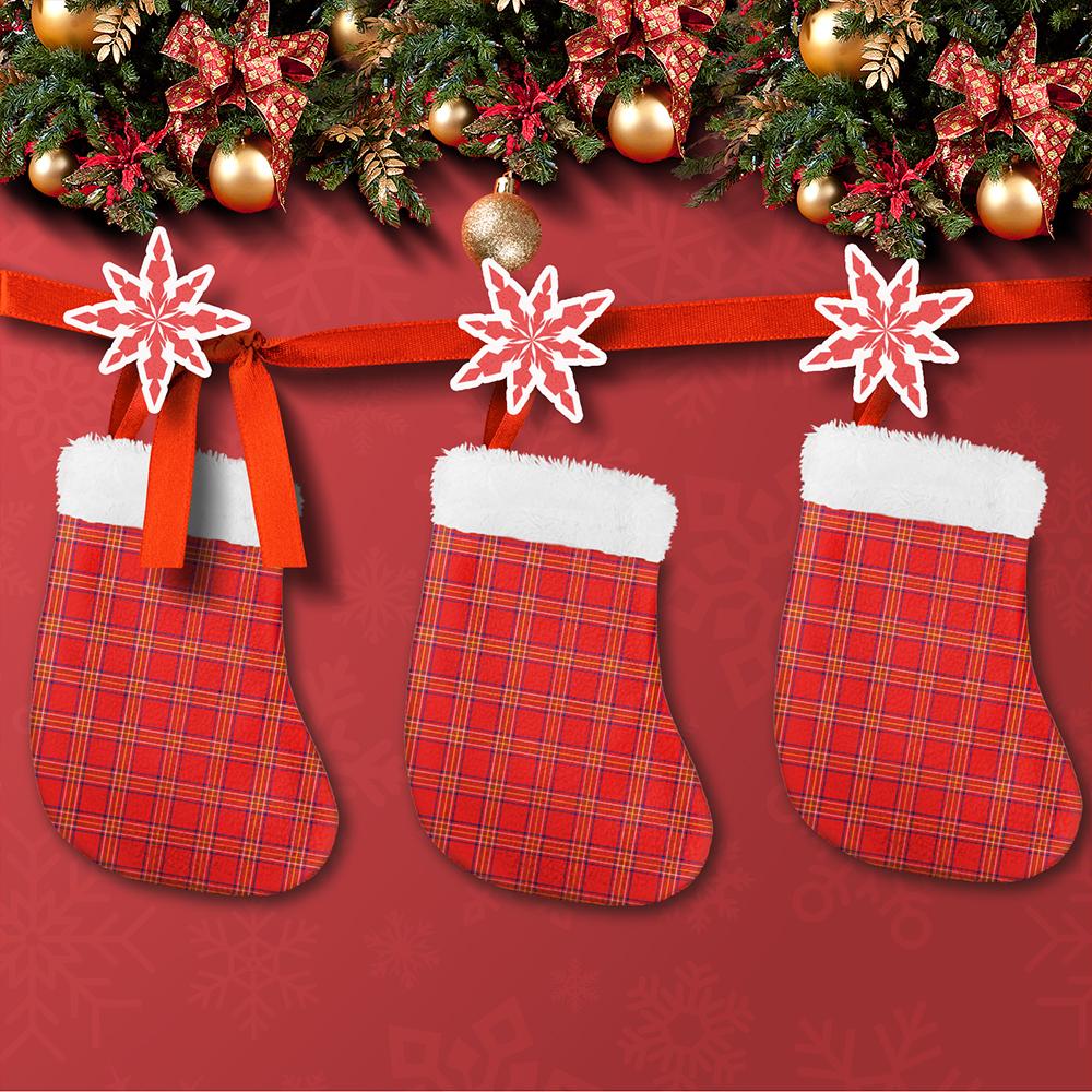 Burnett Modern Tartan Classic Christmas Sock