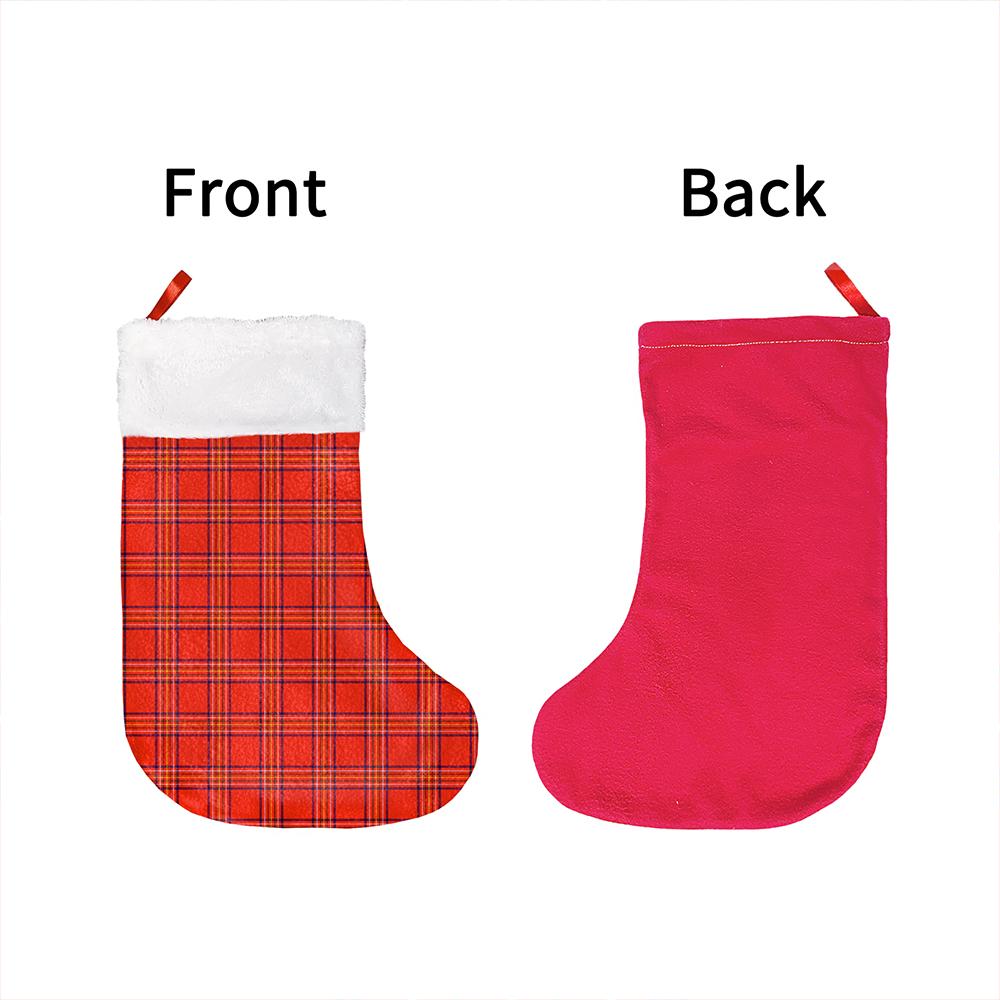Burnett Modern Tartan Classic Christmas Sock