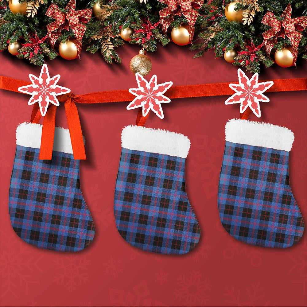 Angus Modern Tartan Classic Christmas Sock