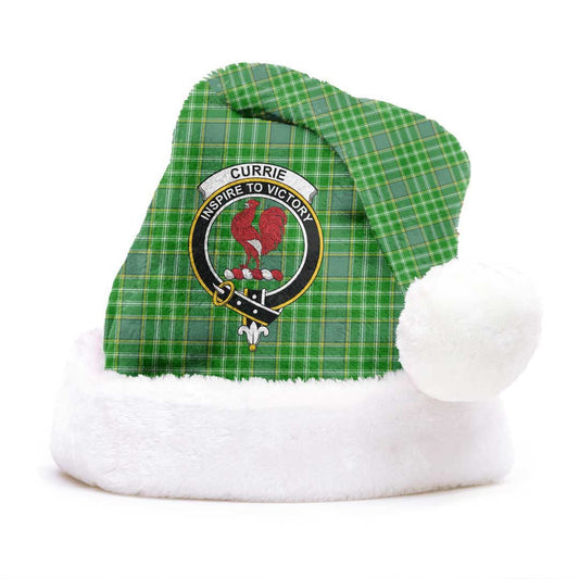 Currie Tartan Crest Christmas Hat