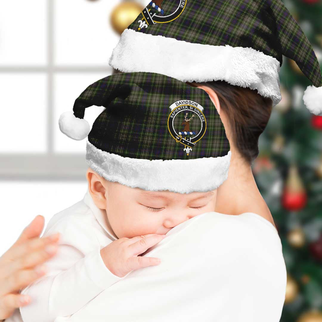 Davidson Tulloch Dress Tartan Crest Christmas Hat