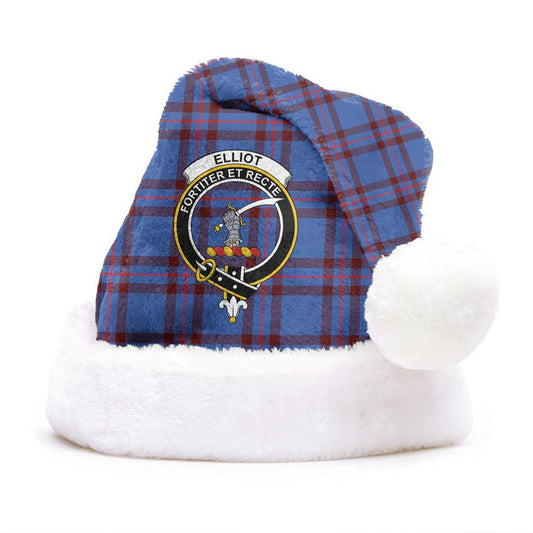 Elliot Modern Tartan Crest Christmas Hat