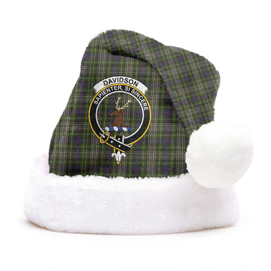 Davidson Tulloch Dress Tartan Crest Christmas Hat