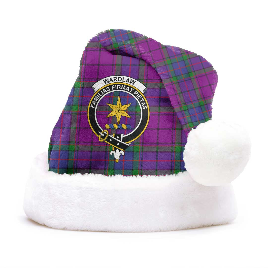 Wardlaw Modern Tartan Crest Christmas Hat