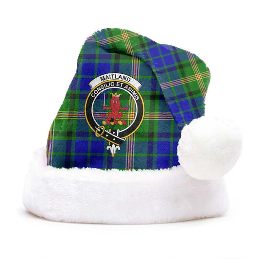 Maitland Tartan Crest Christmas Hat