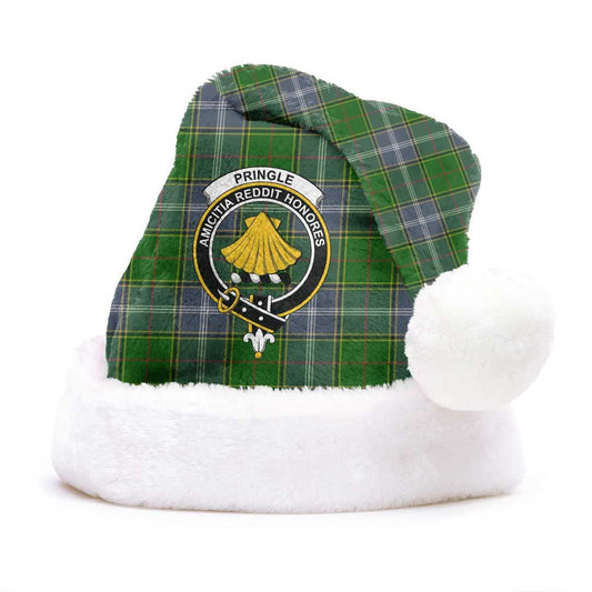 Pringle Tartan Crest Christmas Hat