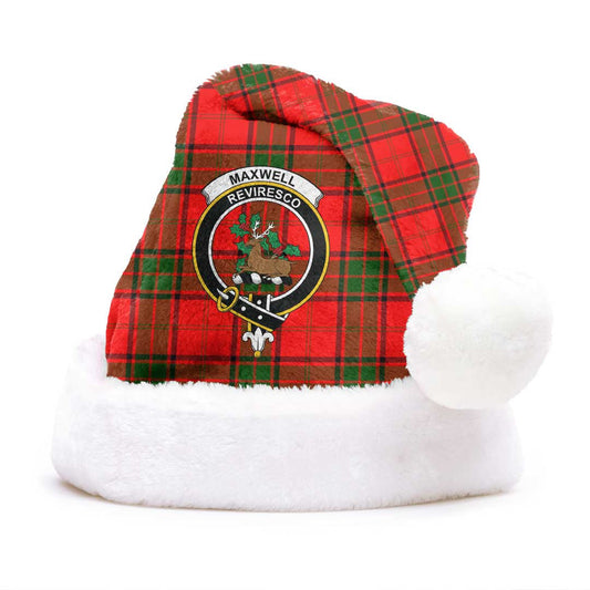 Maxwell Modern Tartan Crest Christmas Hat