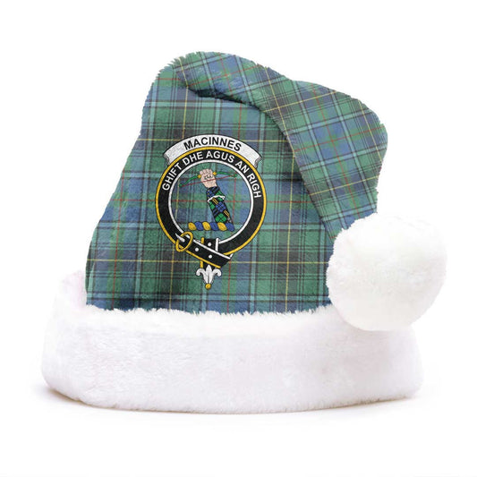 MacInnes Ancient Tartan Crest Christmas Hat