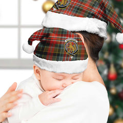 MacPherson Weathered Tartan Crest Christmas Hat