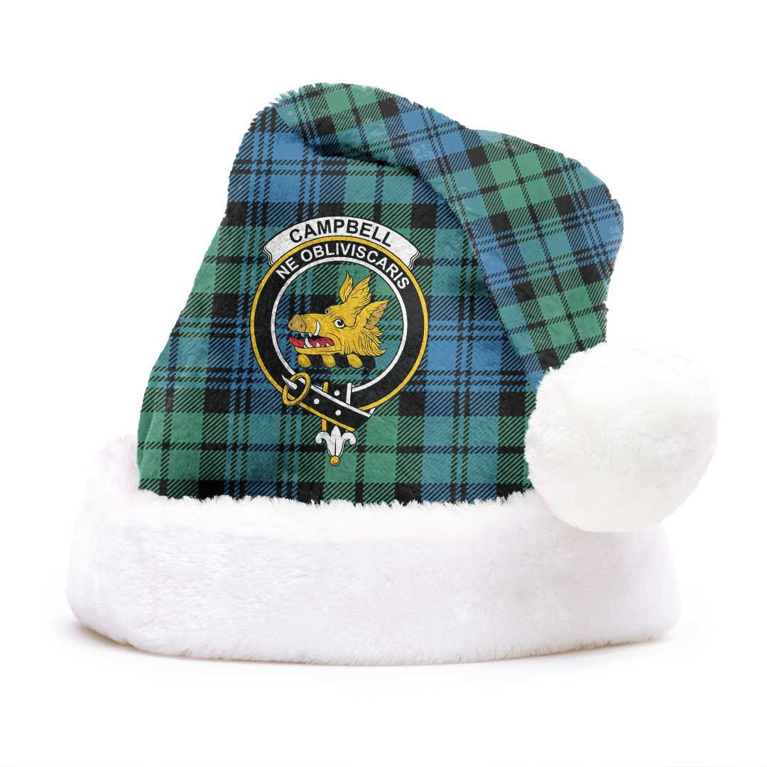 Campbell Ancient 01 Tartan Crest Christmas Hat