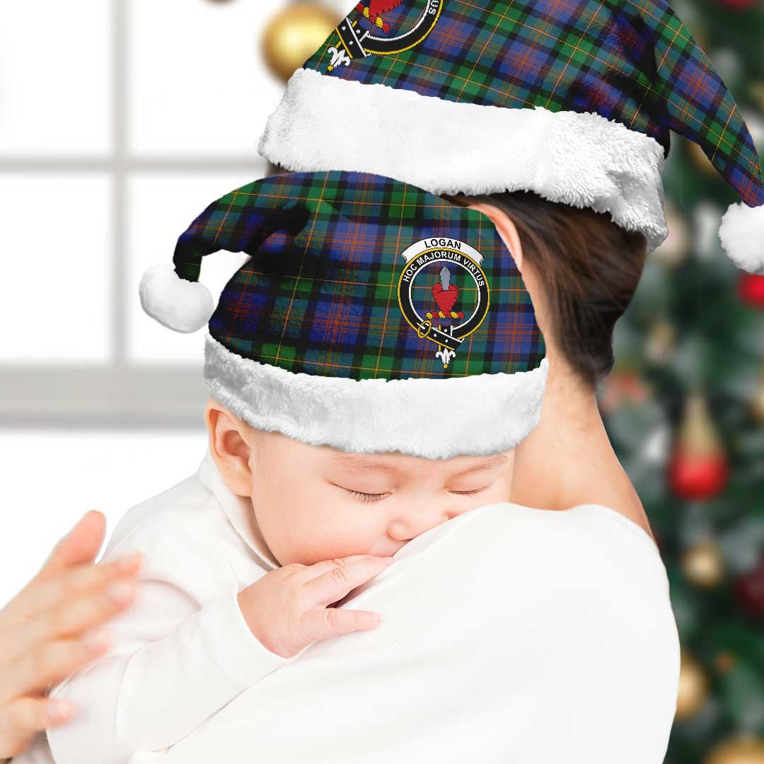 Logan Ancient Tartan Crest Christmas Hat
