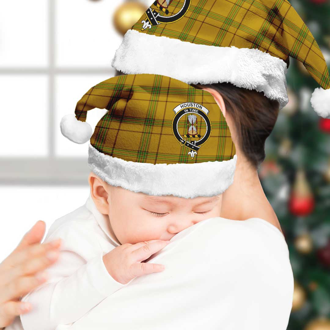 Houston Tartan Crest Christmas Hat