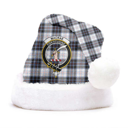 MacRae Dress Modern Tartan Crest Christmas Hat