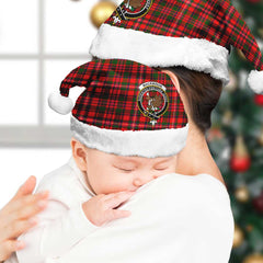 MacKinnon Modern Tartan Crest Christmas Hat