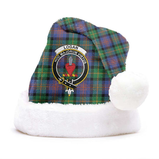 Logan Ancient Tartan Crest Christmas Hat