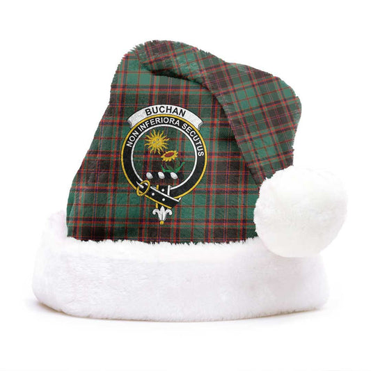 Buchan Ancient Tartan Crest Christmas Hat