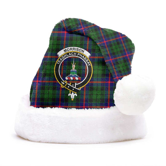 Morrison Modern Tartan Crest Christmas Hat