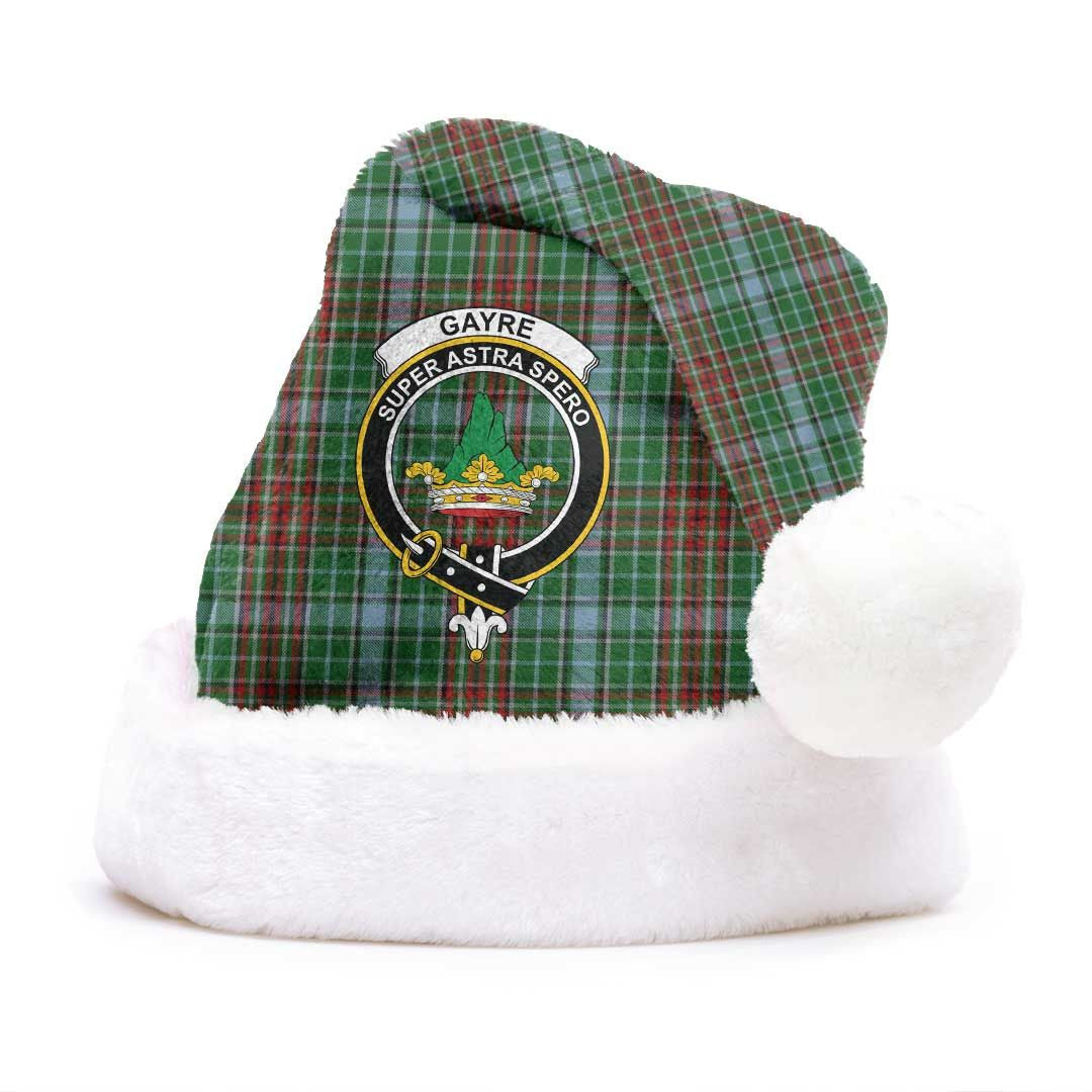 Gayre Tartan Crest Christmas Hat