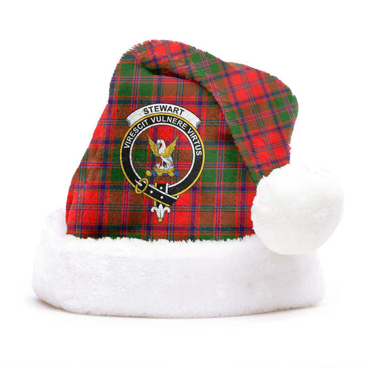 Stewart of Appin Modern Tartan Crest Christmas Hat