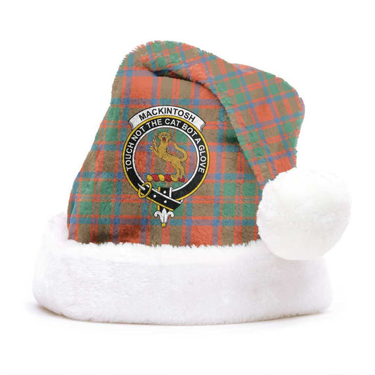 MacKintosh Ancient Tartan Crest Christmas Hat