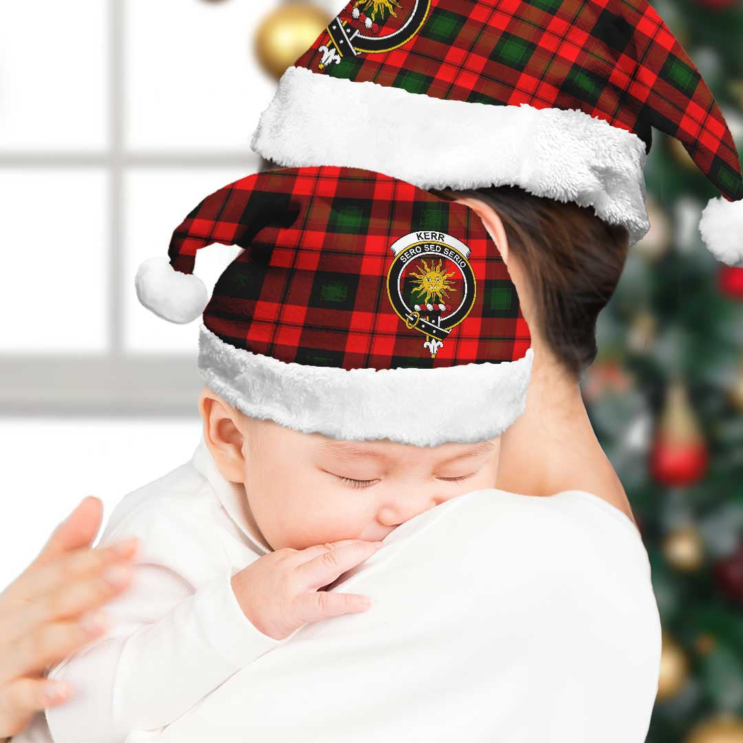 Kerr Modern Tartan Crest Christmas Hat