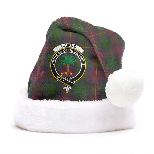 Cairns Tartan Crest Christmas Hat