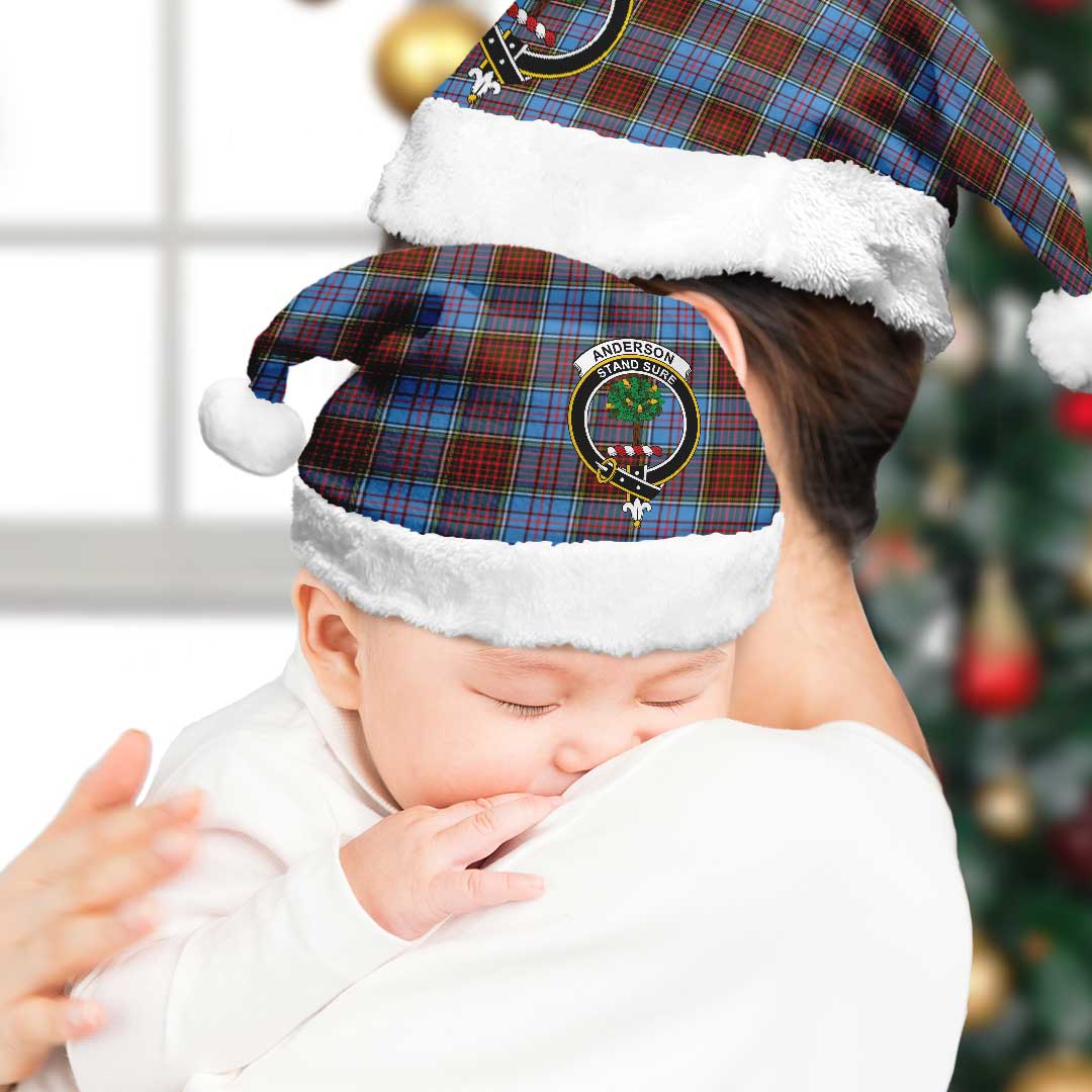 Anderson Modern Tartan Crest Christmas Hat