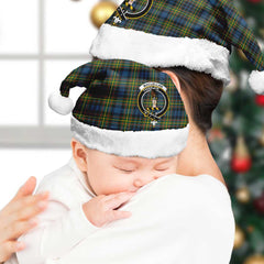 MacLellan Ancient Tartan Crest Christmas Hat