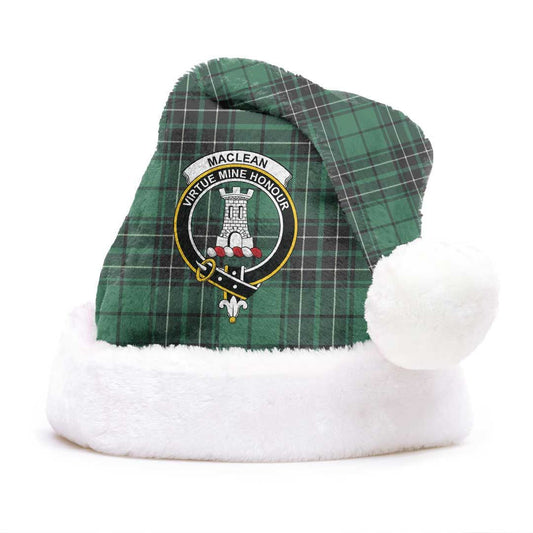 MacLean Hunting Tartan Crest Christmas Hat