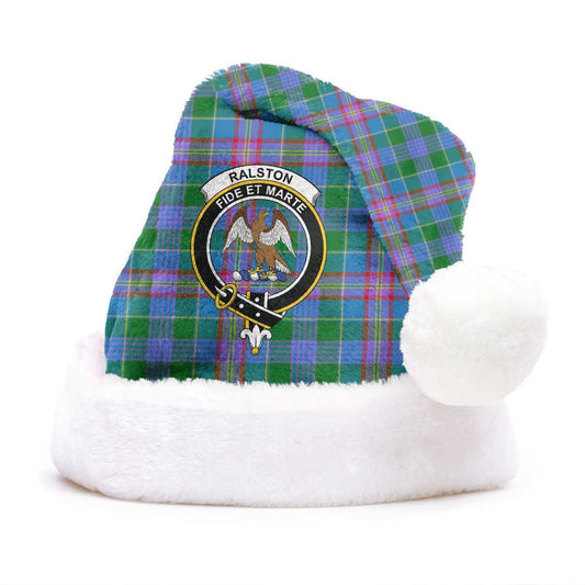 Ralston Tartan Crest Christmas Hat