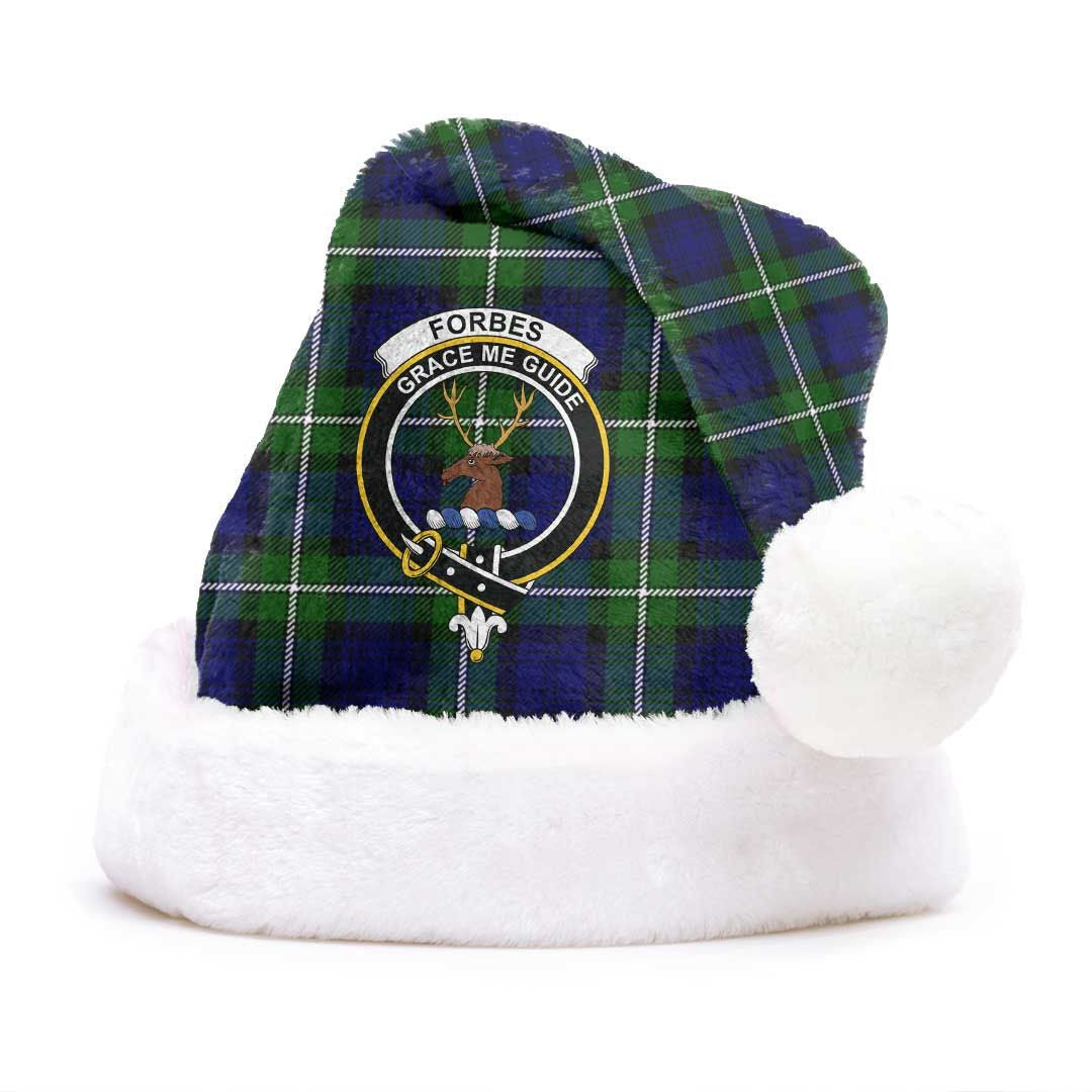Forbes Modern Tartan Crest Christmas Hat