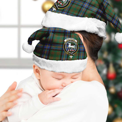 Cochrane Ancient Tartan Crest Christmas Hat