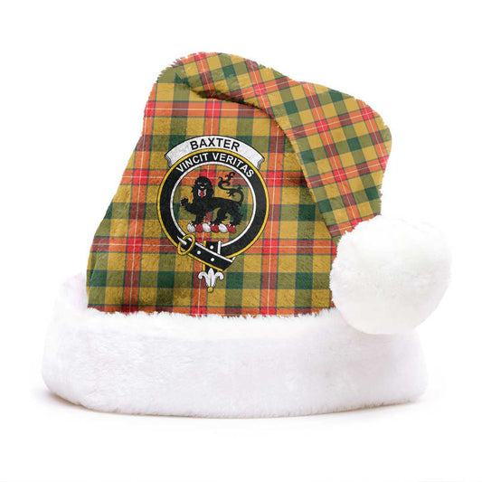 Baxter Modern Tartan Crest Christmas Hat