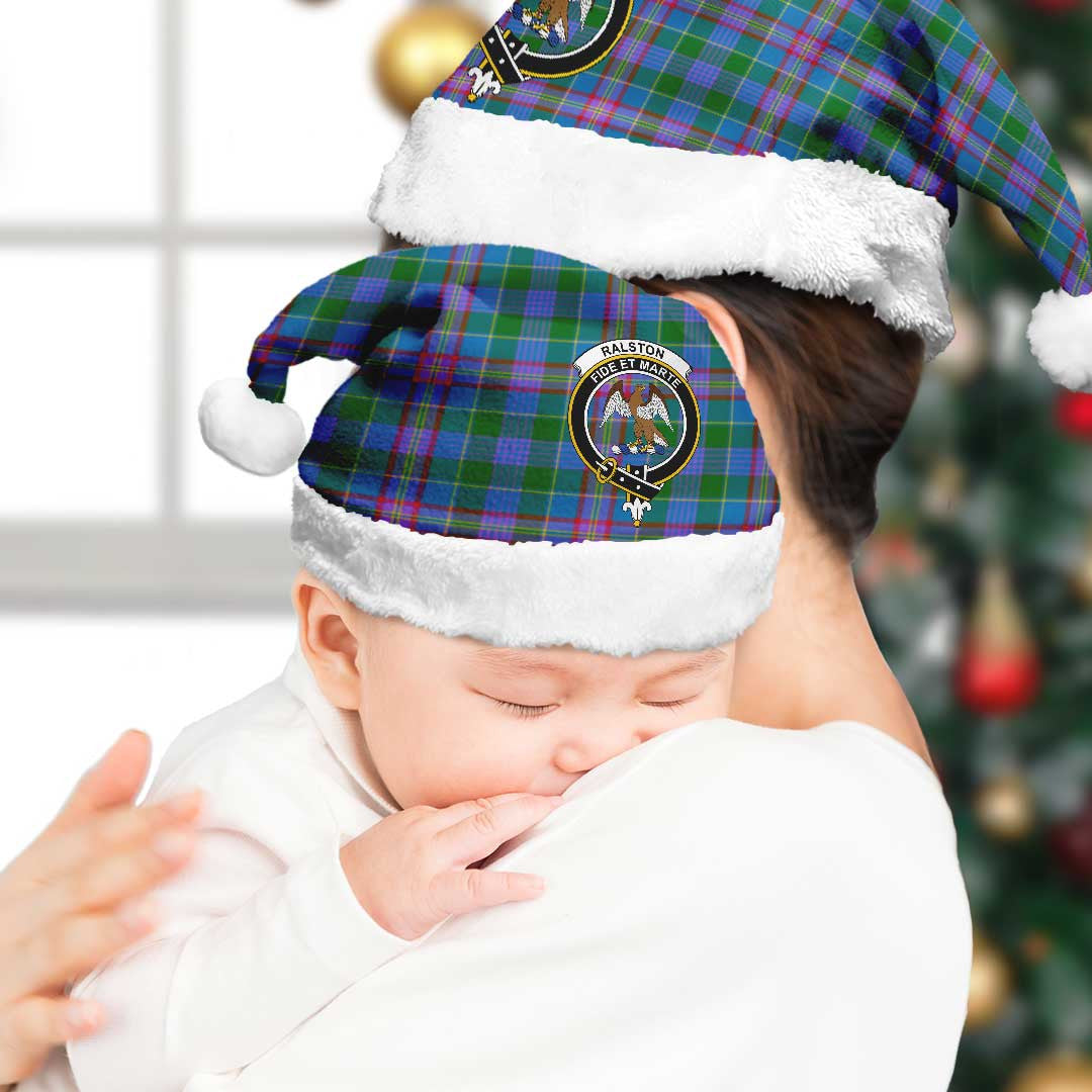 Ralston Tartan Crest Christmas Hat