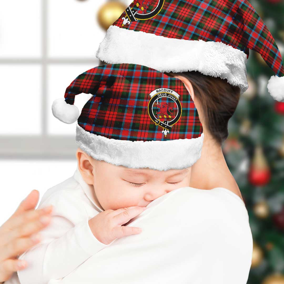 MacDuff Modern Tartan Crest Christmas Hat