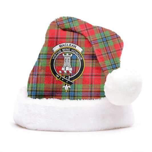 MacLean of Duart Modern Tartan Crest Christmas Hat