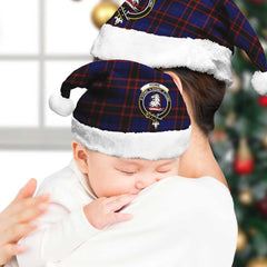 Home Modern Tartan Crest Christmas Hat
