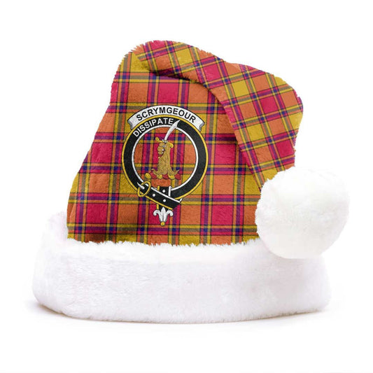 Scrymgeour Tartan Crest Christmas Hat