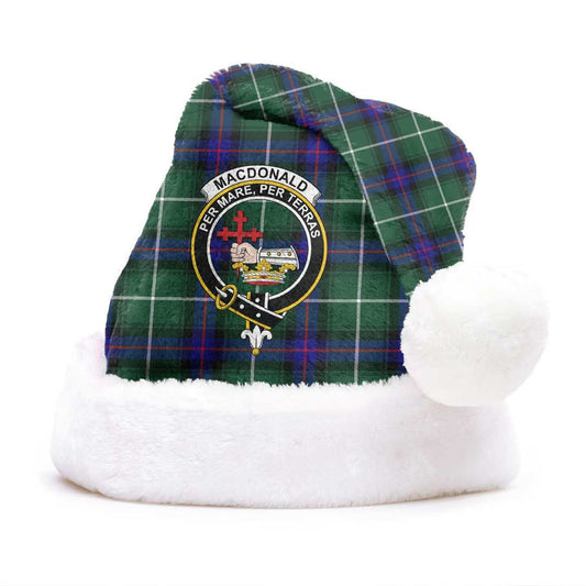 MacDonald of the Isles Hunting Modern Tartan Crest Christmas Hat