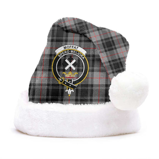 Moffat Modern Tartan Crest Christmas Hat