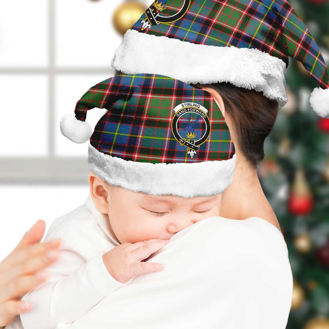 Stirling & Bannockburn District Tartan Crest Christmas Hat