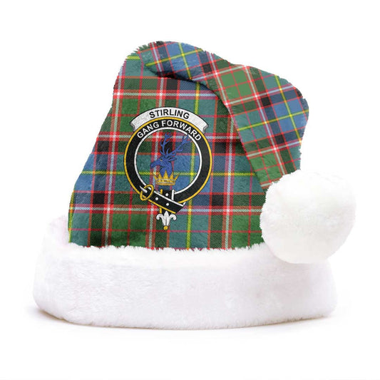 Stirling & Bannockburn District Tartan Crest Christmas Hat