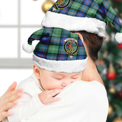 Sutherland Old Ancient Tartan Crest Christmas Hat