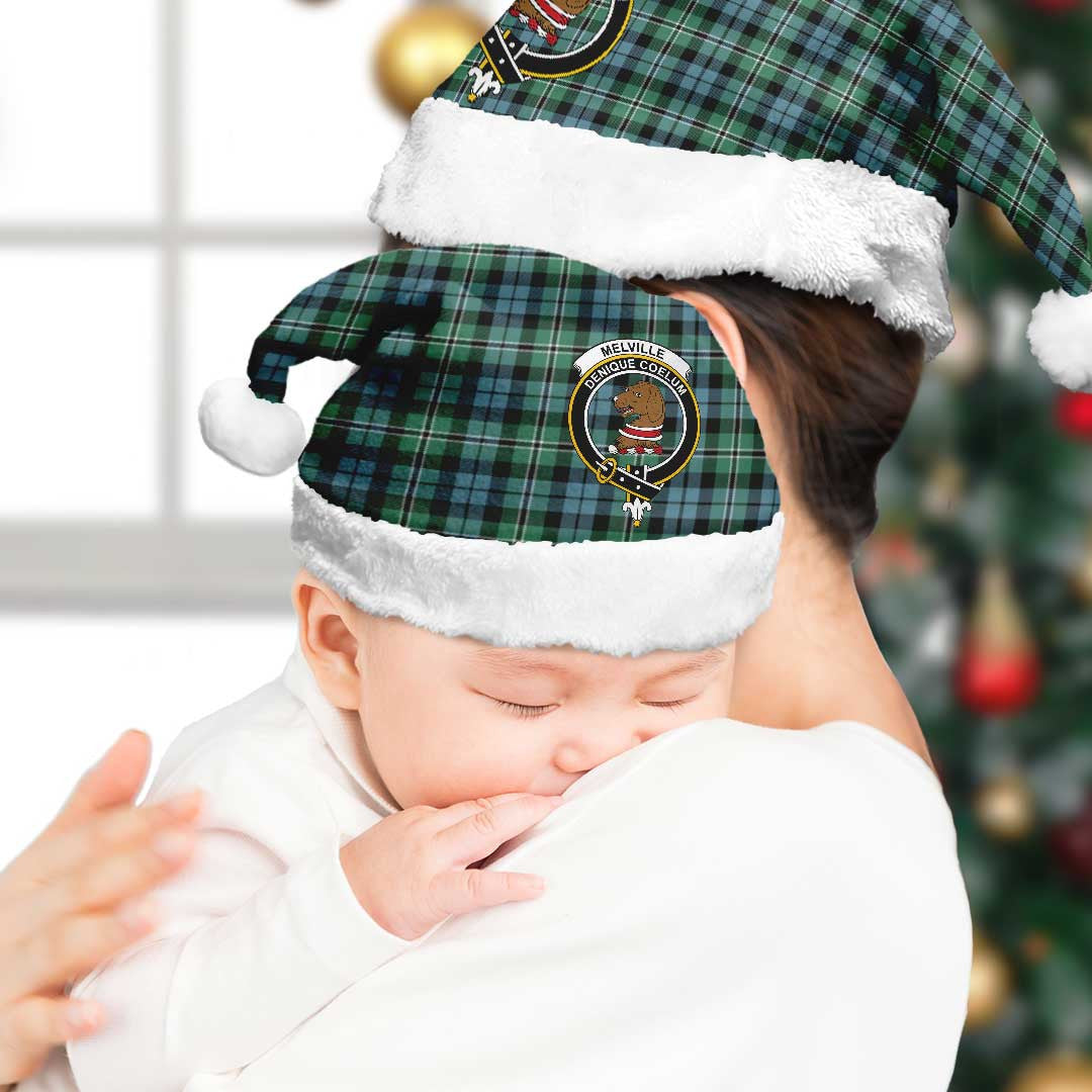 Melville Tartan Crest Christmas Hat