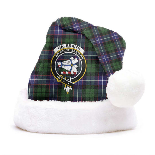 Galbraith Modern Tartan Crest Christmas Hat