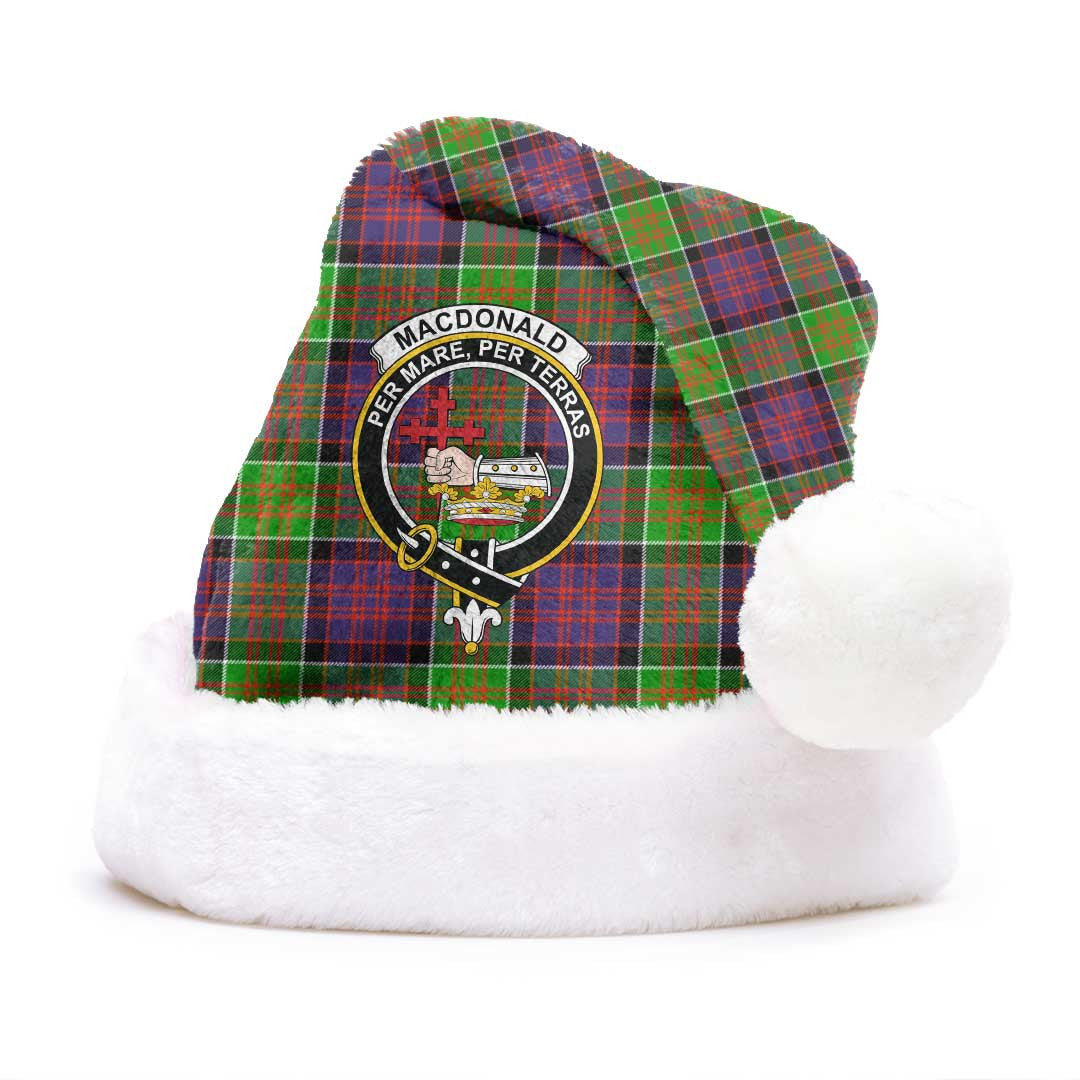 MacDonald of Clanranald Tartan Crest Christmas Hat